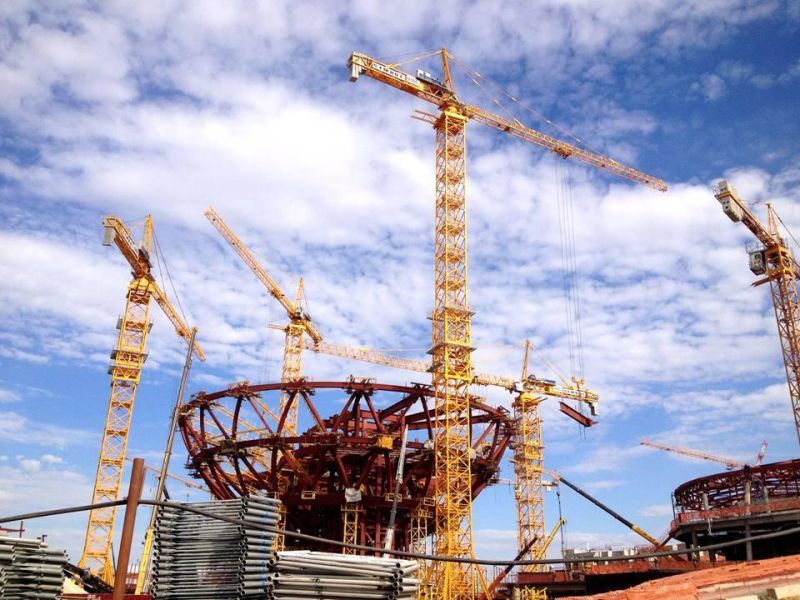 Zoomlion 25ton Luffing-Jib Tower Crane L400-25 Mobile Tower Crane