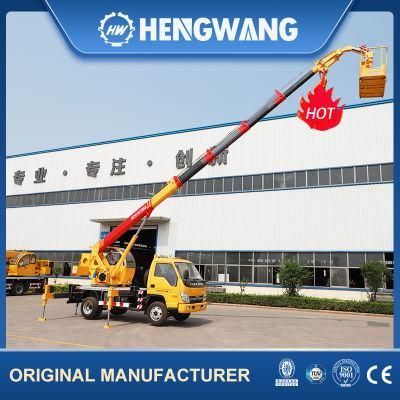 High Efficiency Power 85kw Mobile Hydraulic Wheel Truck Crane Max Loading Capacity 5000kg Lifting Equipment Crane