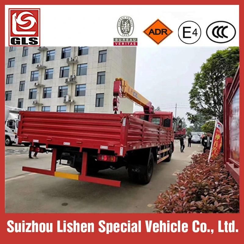 Crane Manufacturer Provide Cargo Truck Mounted Crane 5/6 Ton Hiab Truck