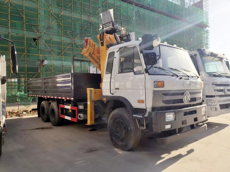 Factory Sale Dongfeng 4X2 off Road 6.3tons Folding Arm Knuckle Boom Mounted Truck Crane with The Factory Price