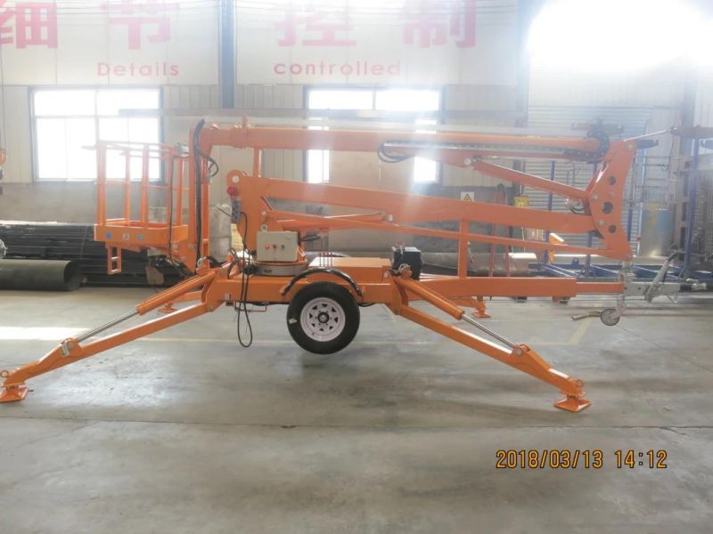 Crank Arm Trailer Mounted Boom Lift