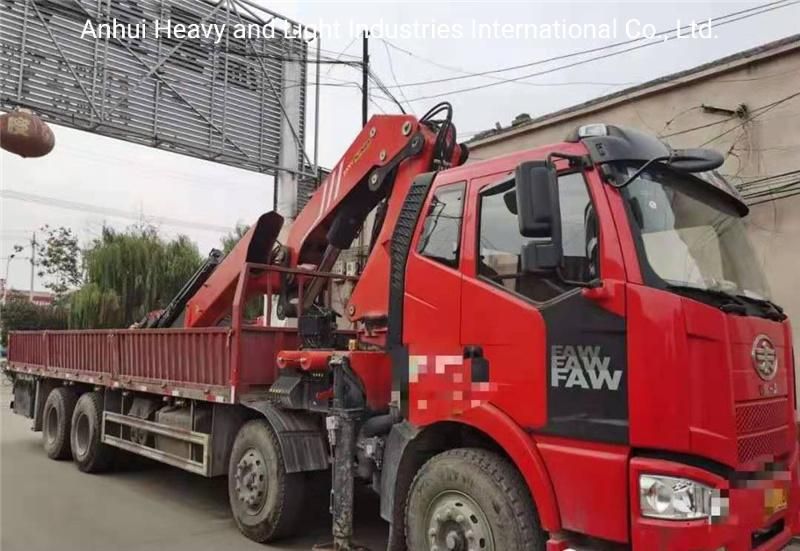 Spk32080 Model 8.5ton 8 Tons 10 Ton Mobile Truck Mounted Crane Telescoping Boomknuckle Boom Crane Knuckle Boom Lift Loading Mounted Mobile Truck Crane