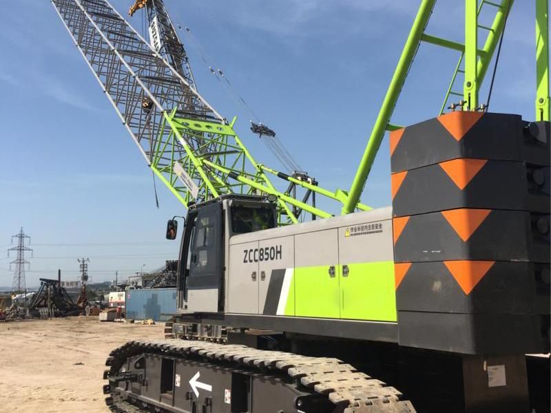 Zoomlion Zcc850V Hot Sale 85t Crawler Crane and Attachments