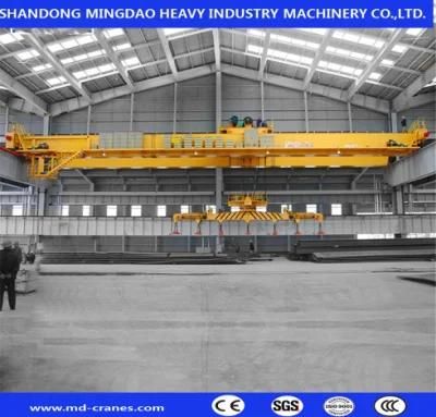 Mobile QC Electromagnet 12t Double Girder Bridge Crane