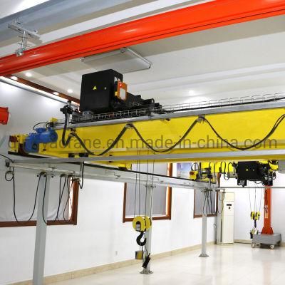 Dy High Quality 5t 10t 15t with Electric Hoist Double Girder Overhead Crane