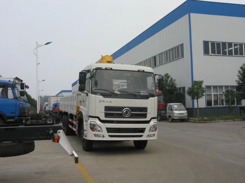 China Truck Dongfeng 6*4 Heavy Duty 10 Wheels Hydraulic Crane Lifting Crane Machine Mounted Truck
