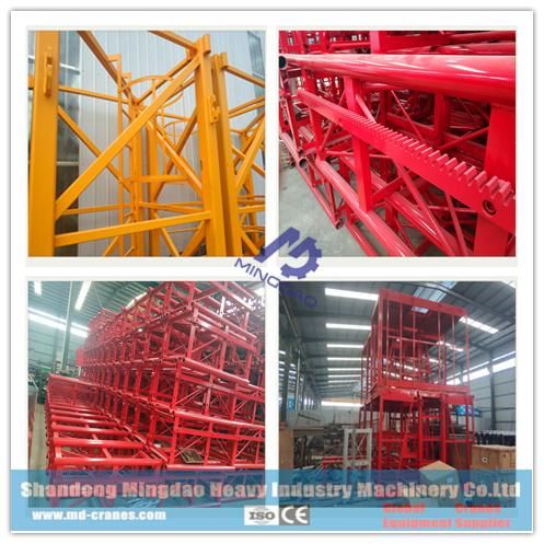 Construction Site Used Qtz400 Self Climbing Tower Crane