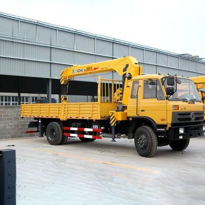 Professional Official 8 Ton Hydraulic Arm Crane Truck Mini Truck Mounted Crane