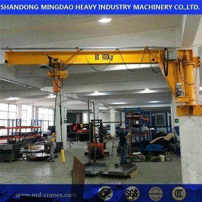 New Type Hand Operated Pillar Mounted Small 0.25t-5t Wall Bracket Jib Crane with Certificate