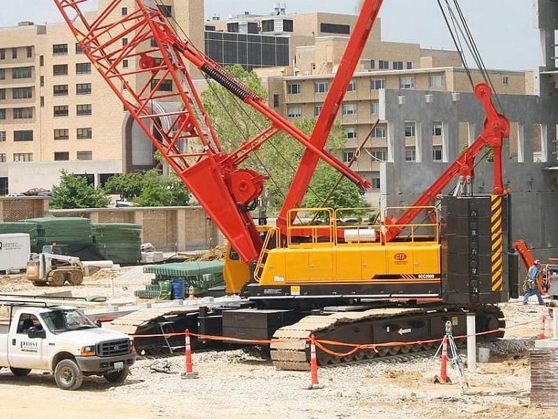 China 45ton Crawler Crane Scc450A-6 with 40 M Max Boom