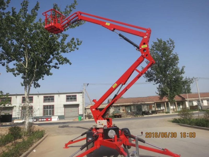 Crank Arm Trailer Mounted Boom Lift