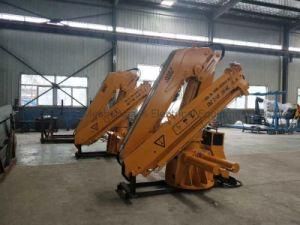 6 Ton Hydraulic Cargo Truck Crane Hydraulic Lorry Crane Truck Mounted Crane 5 Ton 10 Ton 12 Ton 16 Ton 20 Ton 25 Ton