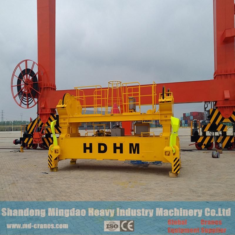 Rail Mounted Double Girder Container Gantry Crane for Wharf