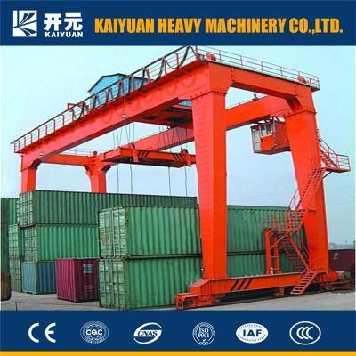 Electric Winch Double Girder Container Gantry Crane 45 Ton