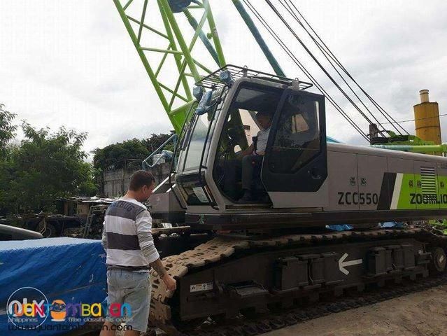 Hot Sale Crawler Crane Zcc5000 with 500ton Max Lifting Capacity