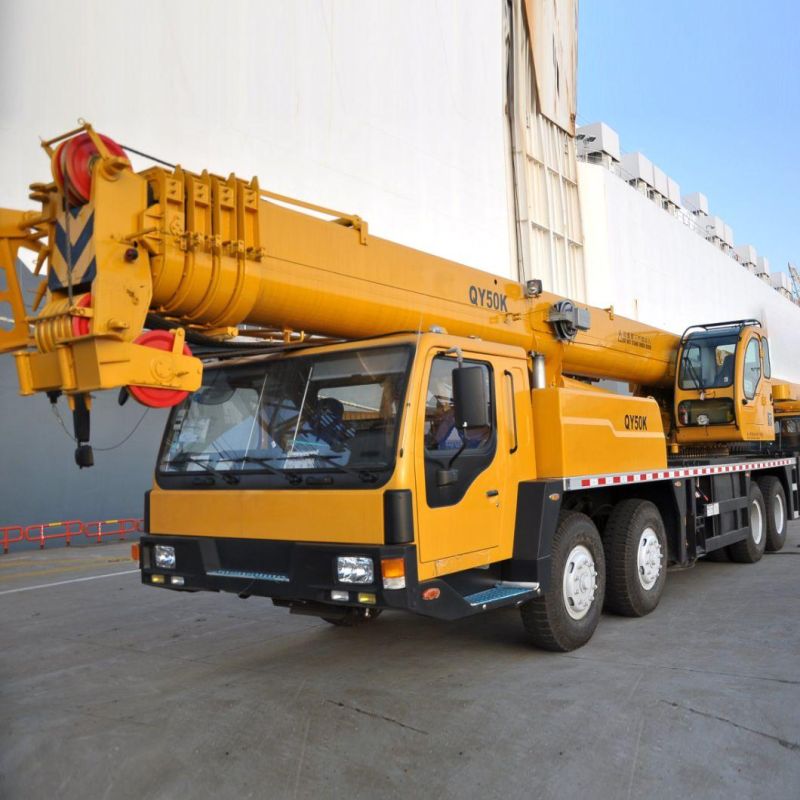 China Hot Sale 50ton Telescopic Boom Truck Crane Qy50kd Lifting Machinery