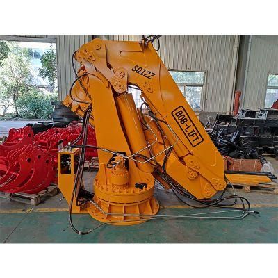 12ton Special Purpose Hydraulic Knuckle Boom Offshore Marine Deck Crane