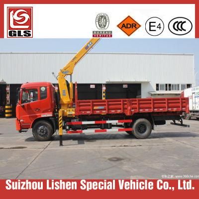 Dongfeng Crane Truck / Mounted Crane Truck Straight/Foldable Crane