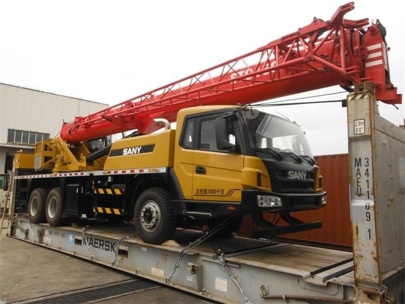 China New Stc250c 25 Tons Small Hydraulic Sensitive Load 25 Ton Lifting Capacity Mobile Truck Crane