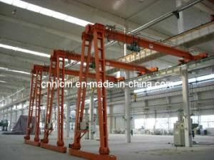 Single Girder Gantry Crane for Workshop (SSGC-02) China Hlcm Brand Double Girder Heavy Duty Type Gantry Crane