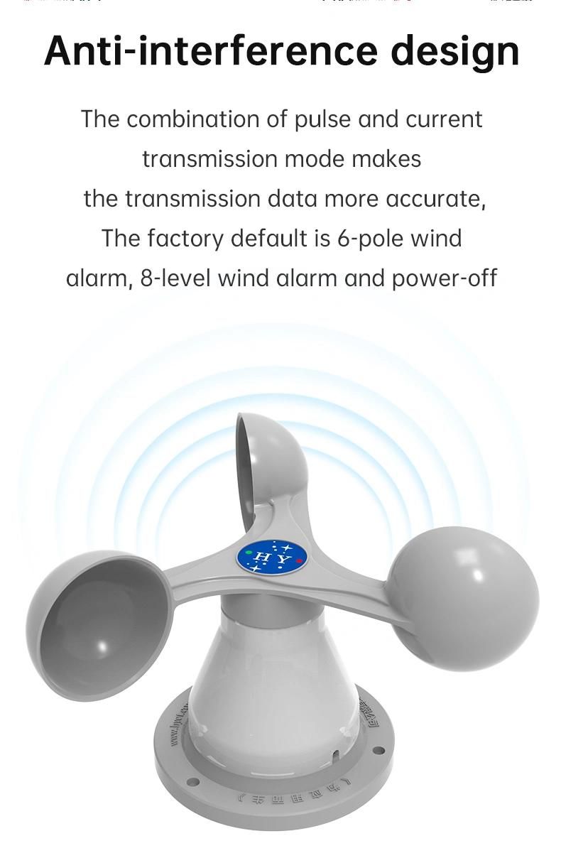Intelligent Digital Anemometer /Tower Wind Speed Alarm Sensor Intelligent Digital/Gantry Crane Dedicated Anemometer
