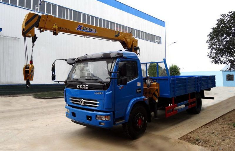 3ton-4tons Dongfeng Truck with Mobile Cranes Heavy Duty Crane Truck Mounted Straight 4-Arm Telescoping Boom Crane