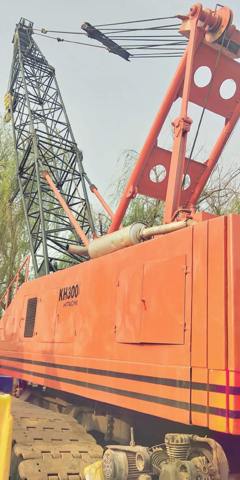 Used Original Japan Crawler Crane Hitachi Kh300 Capacity 80tons