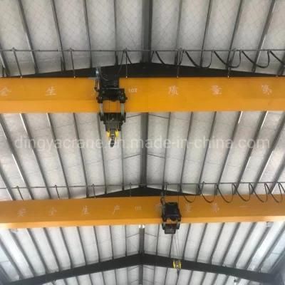 European Style Soft Double Girder Bridge Crane with Hoist