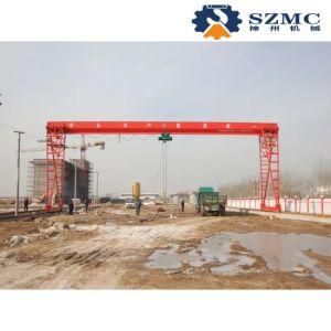 32t Mh Type Electric Hoist Single Girder Mobile Container Gantry Crane