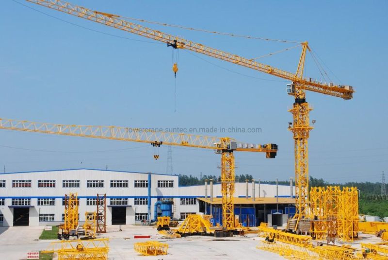 Suntec Self-Supporting Tower Crane Building Construction Crane Qtz80 8 Tons