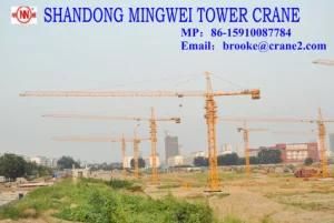 Mingwei Construction Self-Erecting Tower Crane Qtz63 (5610) with Max Load: 6t / Jib 56m