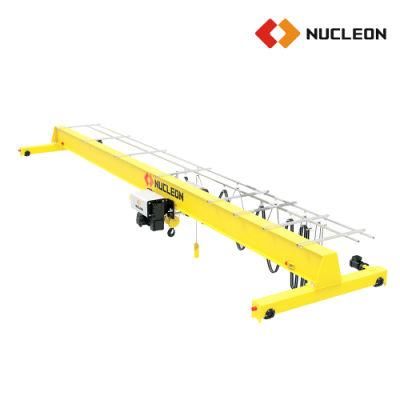 Nucleon 3t 5t 7.5t 10t Single Girder Overhead Travelling Crane with Bridge Electric Hoist for Workshop and Warehouse