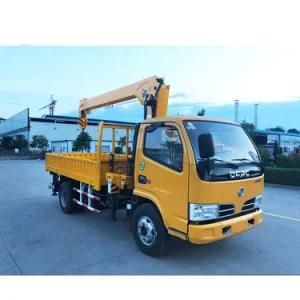 Economical 3.2 Tons Dongfeng Crane Truck with Straight Arm Crane