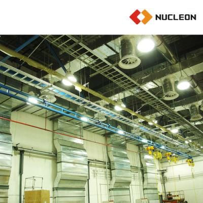 Workshop Ceiling Mounted Bridge Crane System with Electric Chain Hoist