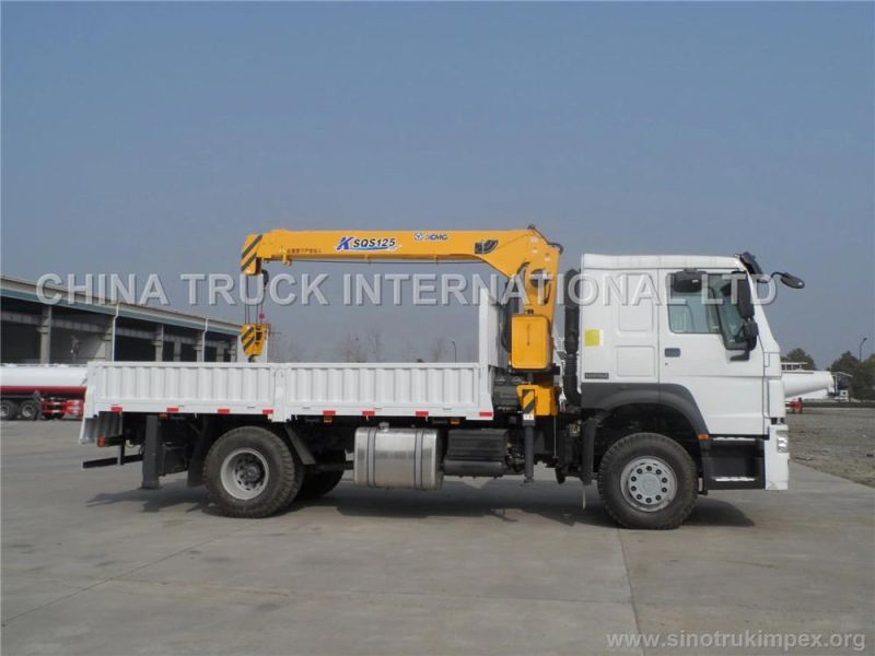 Sino Truck Crane Equipment HOWO 4X2 New Small/Big Rear Truck Mounted Crane with a Draulic Boom