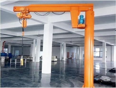 5ton Portable Jib Crane Floor Mounted Electric Hoist Jib Crane