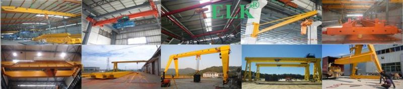 Elk 15ton Single Girder Overhead Cranes Equipment Used for Workshop