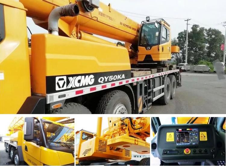 XCMG Official Qy50ka Mobile Crane 50 Ton Construction Hydraulic Boom Arm Truck Crane for Sale