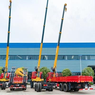 Crane Manufacturing Factory Price 10-15 Ton Telescopic Boom Truck-Mounted Crane Mobile Crane