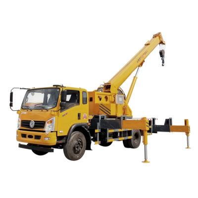 Loading 5/8/10/12/16/20/25 Tons Boom Arm 4X4 Crane Hydraulic Truck Cranes Price Truck Mounted Mini Crane for Sale