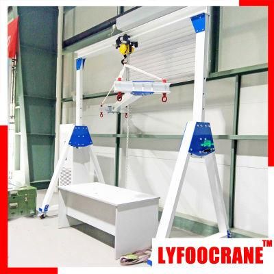 Aluminum Height/Span Adjustable Light Duty Gantry Crane