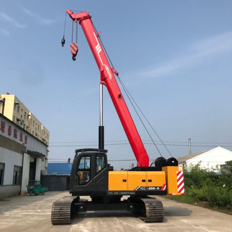 Small Crane Portable Hydraulic Light Crane Price 25 Ton Spare Parts 25ton 30ton 50ton Crawler Crane