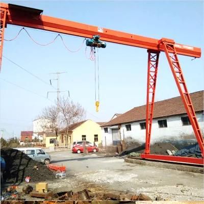 Wire Rope Hoist 10 Ton 6m Gantry Crane for Factory Price