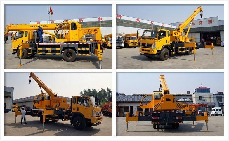 8ton Construction Engine Hydraulic Tower Truck Mobile Crane for Sale