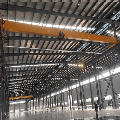 Euro Type 5 Ton Single Girder Travelling Electric Overhead Crane