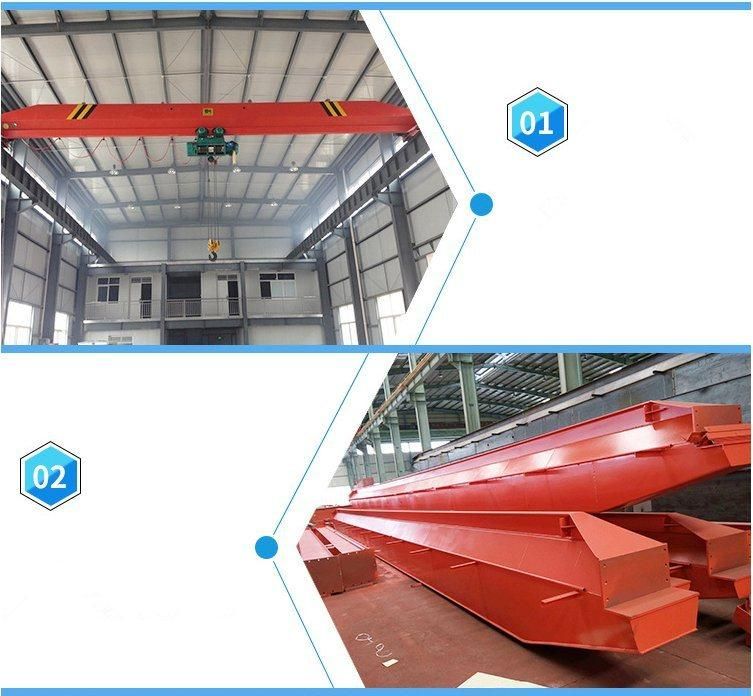 Ld Type 3 Ton Single Girder Small Overhead Crane 5 Ton Electric Bridge Crane with Electric End Beam