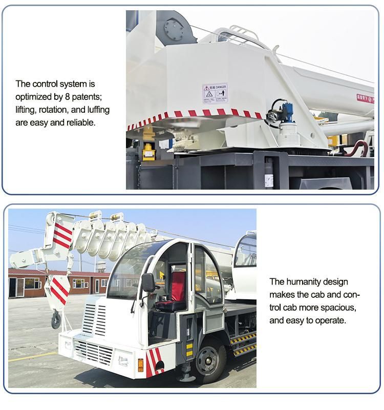 Construction Project Telescopic Towable Trailer Truck Mounted Crane