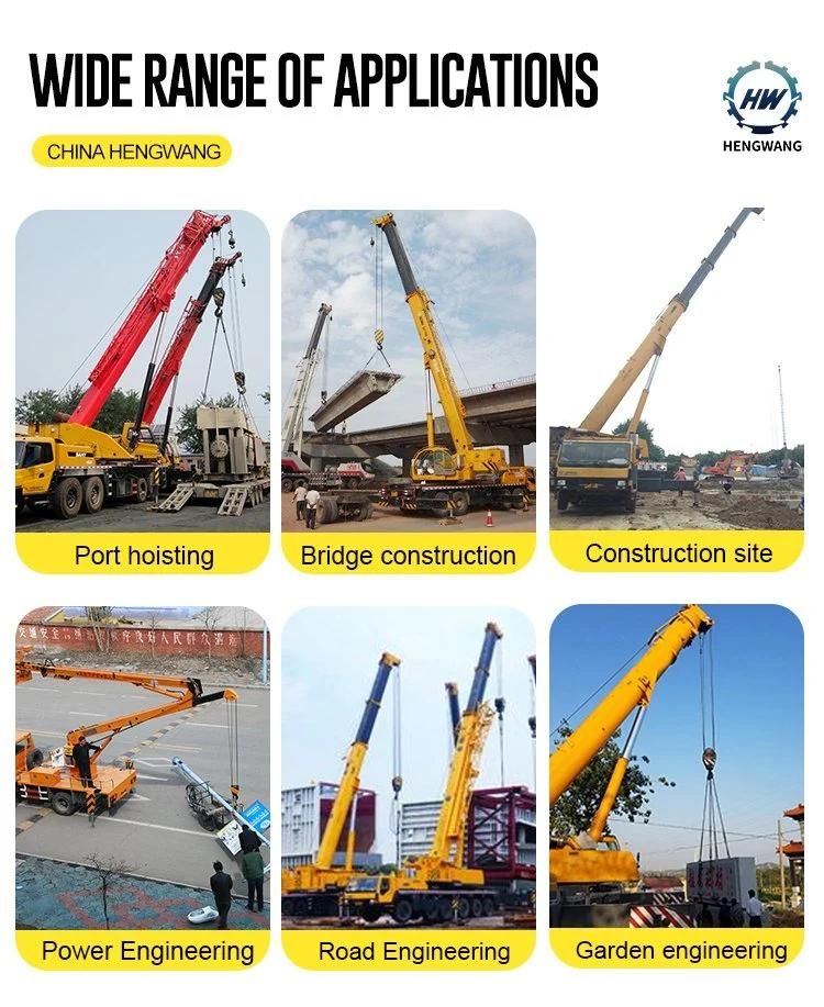 High Efficiency Lifting Speed 76m/Min Flatbed Tow 10 Ton Truck Mounted Crane