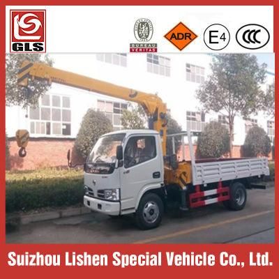 Small 6 Wheels Crane Truck 3 Tons Truck Mounted Crane