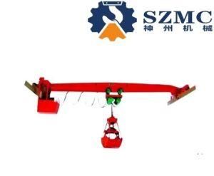 Ldz Traveling Radio Remote Electric Single - Girder Grab Overhead Crane